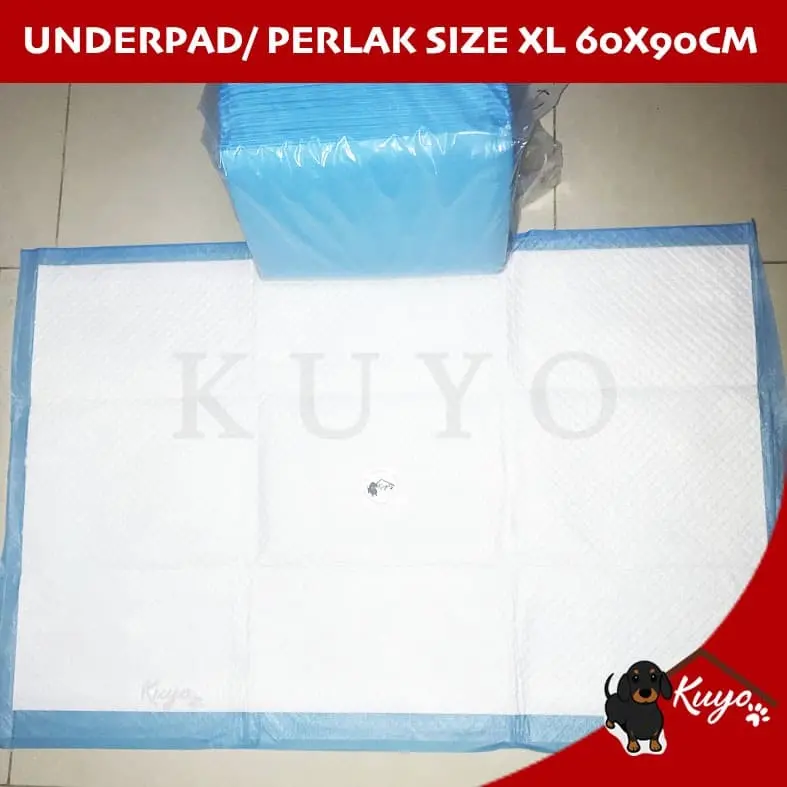 Size 60x90cm Perlak Underpad Tempat Pipis Anjing Kucing Pee Pad (XL)