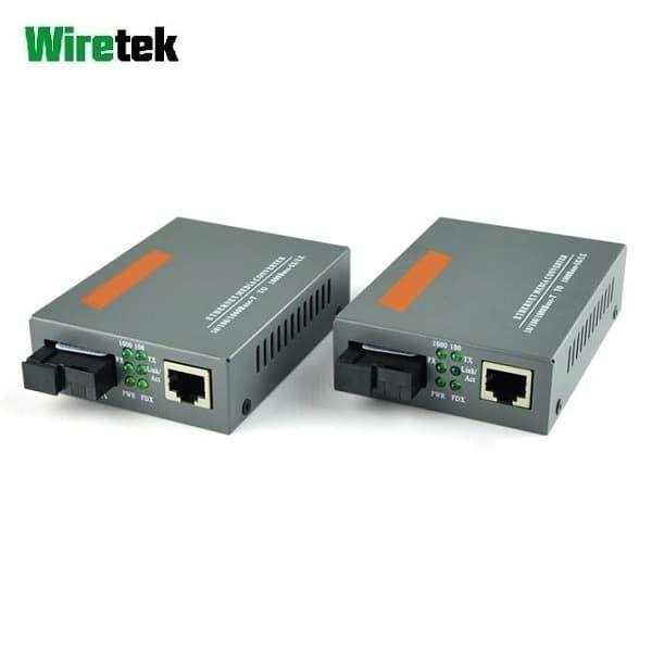 Gambar Fiber Optic to Gigabit Ethernet Media Converter HTB-GS-03 A+B New IC dari Tokomipo1 Kota Administrasi Jakarta Pusat Tokopedia