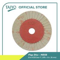 Gambar Taiyo Ness 36 Mata Gerinda Amplas Flexible #320 100mm dari TAIYO Abrasives & Adhesives Kota Administrasi Jakarta Barat 1 Tokopedia