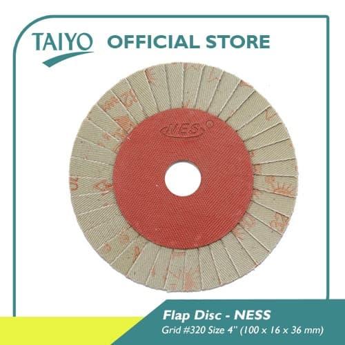 Gambar Taiyo Ness 36 Mata Gerinda Amplas Flexible #320 100mm dari TAIYO Abrasives & Adhesives Kota Administrasi Jakarta Barat Tokopedia