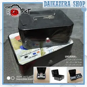 Brankas Mini Box Uang material Pelat Besi - 200A