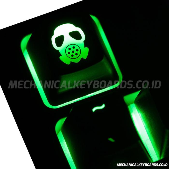 Jual Gasmask ABS Backlit Keycap (Black) - Kota Semarang - Mechanical ...