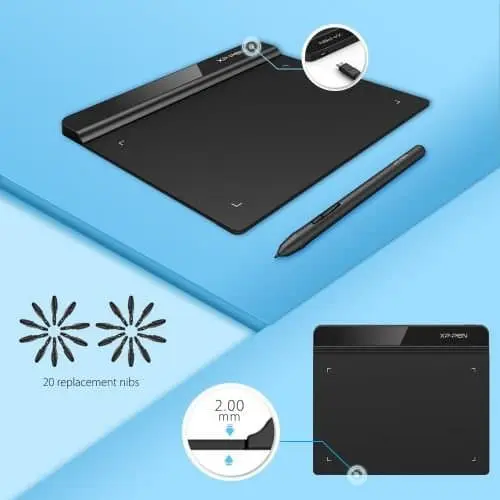 Graphics Digital Drawing Tablet with Passive Pen XP-Pen Star G640