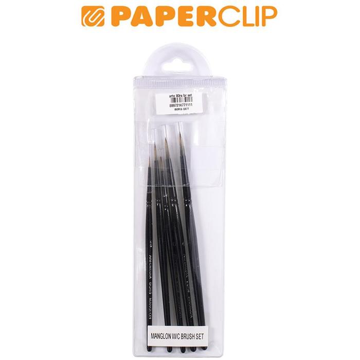 Gambar KUAS LUKIS ARTEMEDIA MANGLON SET 5 80RS dari Paperclip Indonesia Kota Administrasi Jakarta Selatan Tokopedia