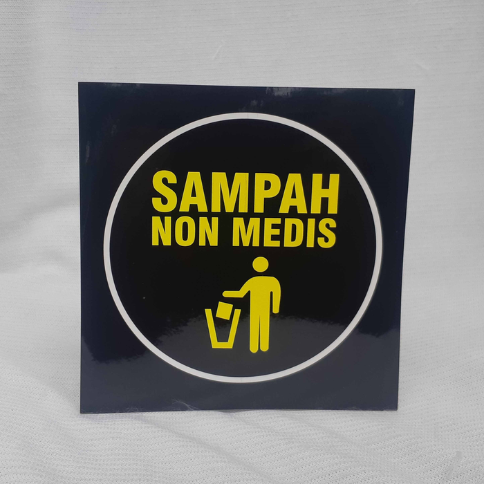Gambar Stiker Vinyl - Sampah Non Medis dari Sahabat Sejasa Kab. Sleman Tokopedia