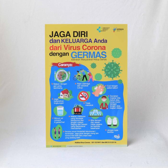 Gambar Poster Waspada Corona dari Sahabat Sejasa Kab. Sleman Tokopedia