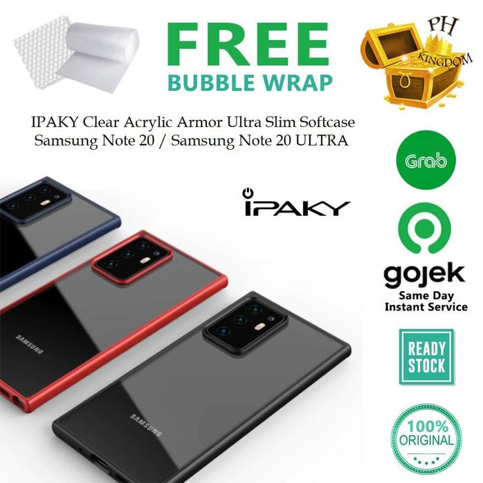 Gambar Ipaky Samsung Note 20 / Note 20 ULTRA - Clear Acrylic Armor Slim Case - Note 20, Biru dari PH-KINGDOM Kota Administrasi Jakarta Barat Tokopedia
