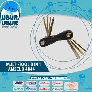 AmScuD Scuba Mini Multi-Toolkit 8 in 1 4844
