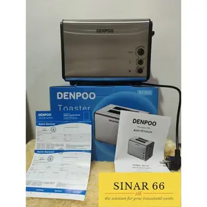 DENPOO DT-022D TOASTER PEMANGGANG LISTRIK ROTI