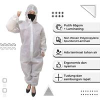 Gambar Baju Hasmat APD Coating Laminasi Plastik - Putih - Putih Laminasi dari TerjaminAda Kota Administrasi Jakarta Pusat 1 Tokopedia