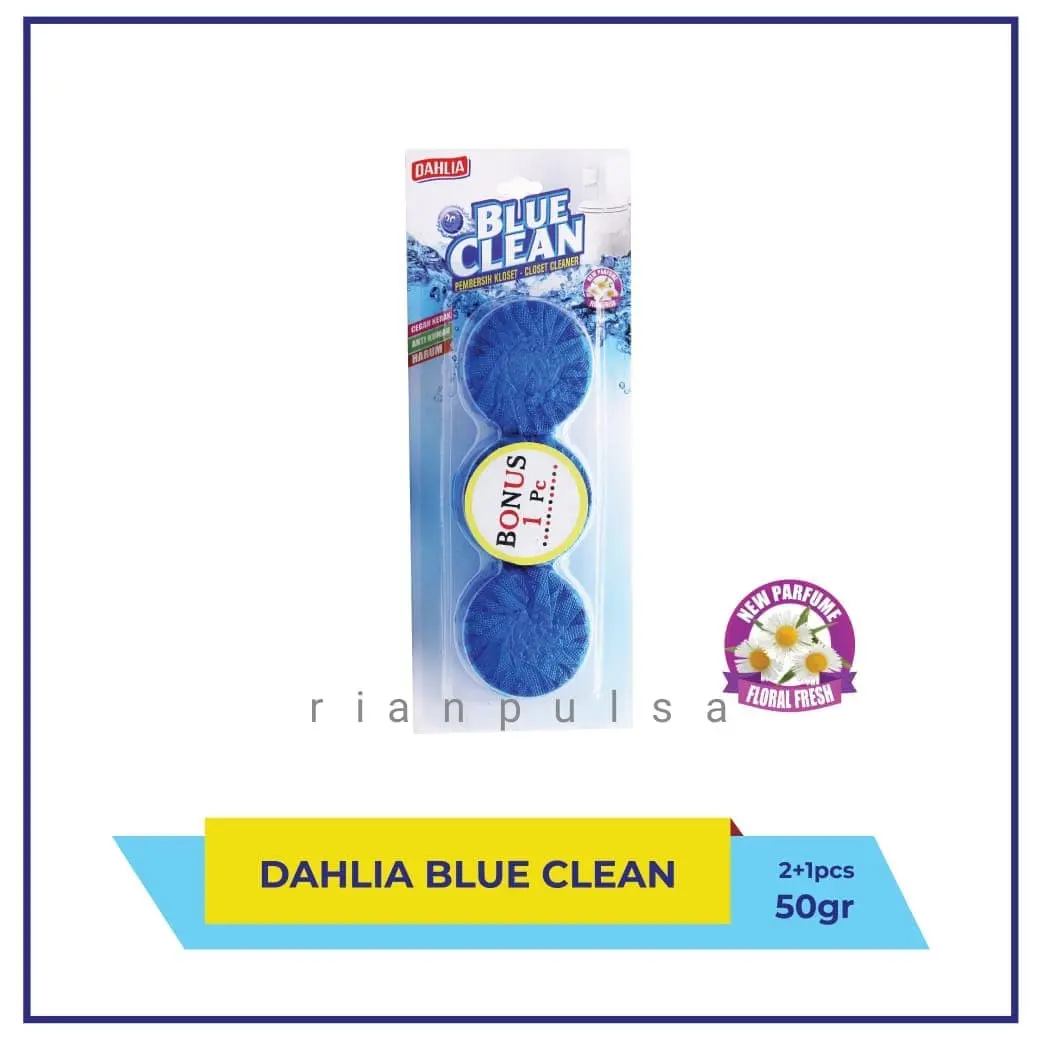 Dahlia Blue Clean Tablet Bola Pembersih Kloset Bebek Biru Air Toilet