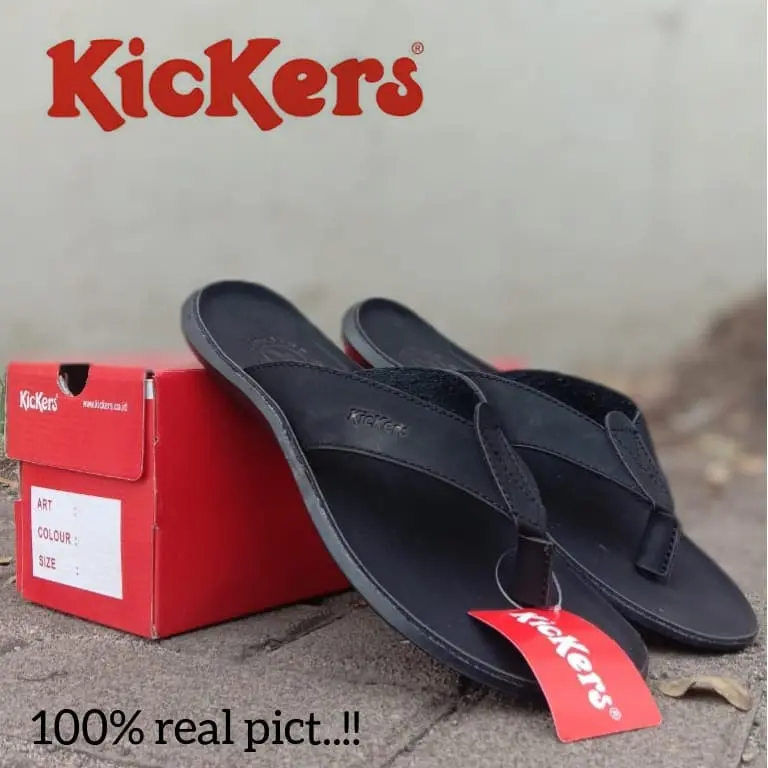 SANDAL KULIT ASLI SANDAL PRIA SANDAL KICKERS SANDAL JEPIT