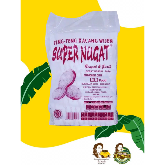 Gambar Teng Teng Kacang Tanah Lili Surabaya dari Pisang Goreng Madu Bu Nanik Kota Administrasi Jakarta Barat Tokopedia