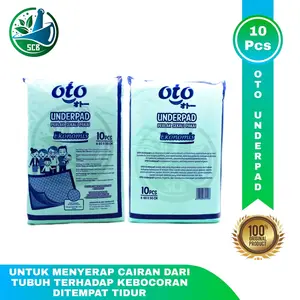 Oto Diapers Underpad Perlak Sekali Pakai - Hijau -60x90 cm -10 pcs