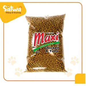 makanan kucing MAXI CAT TUNA 1KG (REPACK) chicken tuna setara jio