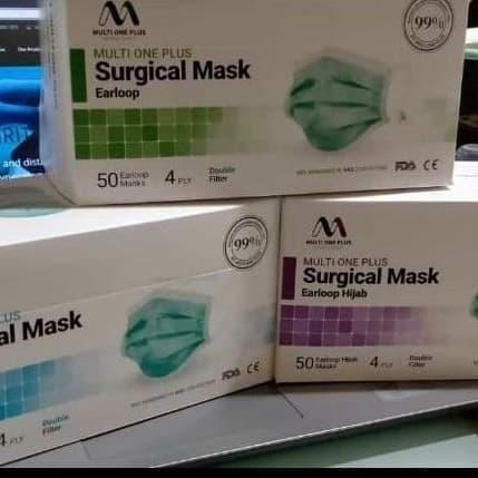 Masker Multi one plus premium 4 PLY tebal