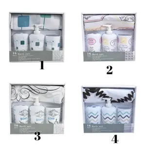 bathroom set perlengkapan kamar mandi/ tirai dispenser sabun gelas