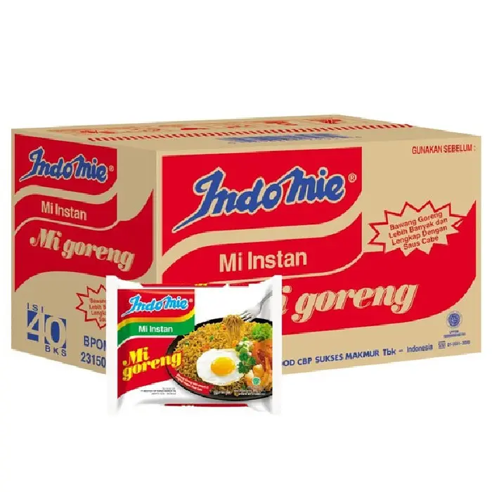 Indomie Mie Goreng Instant Original 1 dus isi 40 | Indomi Mi Instan
