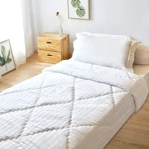 Bed Cover Hotel Salur / Kotak Single Comfoter (Tanpa Sprei) 150x230cm