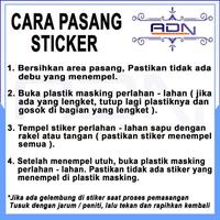Gambar sticker stiker cutting kaligrafi Arab untuk mobil dan didning dari OTO LIGHTING_NEW Kota Bekasi 4 Tokopedia