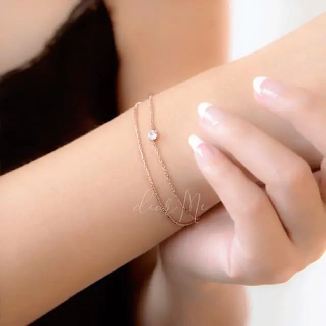 Dear Me - Martha Bracelet (S925 with 18K Gold Plating & Crystals)