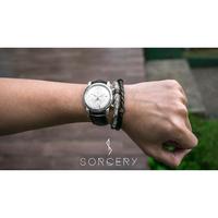 Gambar SORCERY Bracelet 18K REAL GOLD Gelang Kulit Asli Pria Wanita STR-B1 - Silver, Cantumkan Warna dari Sorcery Kab. Tangerang 2 Tokopedia