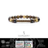 Gambar SORCERY Bracelet 18K REALGOLD Gelang Kulit Pria Wanita-Osiris01 dari Sorcery Kab. Tangerang 1 Tokopedia