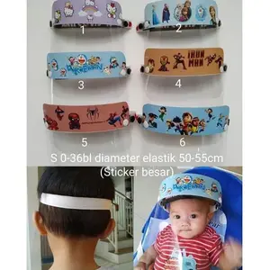 Baby Face Shield Sticker Besar uk S 0-36bl idr 19rb per pc