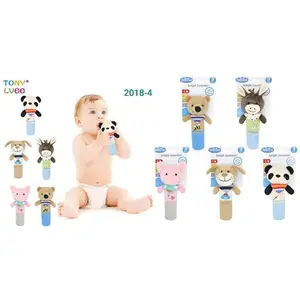 TONY LVEE Mainan Bayi Rattle Stick Mainan Genggam Bayi