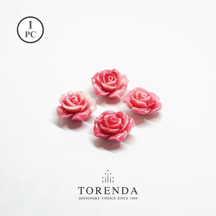 Gambar Torenda Payet Jewelry Rose Acrilyc Small Pink (col.51) - Bunga / PCS - 12mm dari Torenda Kota Administrasi Jakarta Pusat Tokopedia
