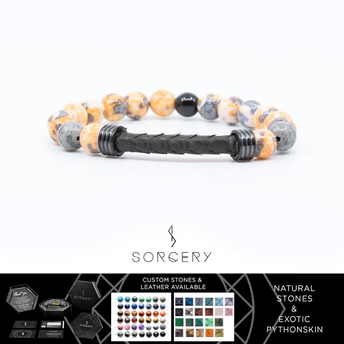 Gambar SORCERY Bracelet 18K REALGOLD Gelang Kulit Pria Wanita-OSR-B-NSXPT-30 dari Sorcery Kab. Tangerang Tokopedia