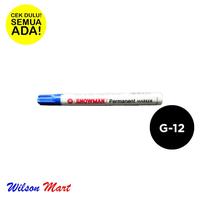 Gambar SNOWMAN PERMANENT MARKER G12 BIRU SPIDOL PERMANEN dari Wilson Mart Kota Administrasi Jakarta Barat 1 Tokopedia