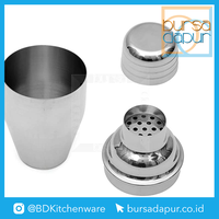 Gambar Cocktail Shaker Stainless Steel / 350 ml, 530 ml - 350 ml dari Bursa Dapur Mall Kota Administrasi Jakarta Barat 2 Tokopedia