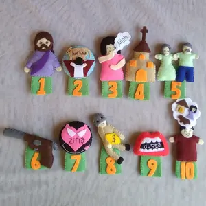 10 firman Tuhan alat peraga sekolah minggu