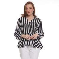Gambar Basix - Blayze Blouse Stripe Black dari Mal Golden Truly Store Kota Administrasi Jakarta Utara 1 Tokopedia