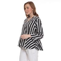 Gambar Basix - Blayze Blouse Stripe Black dari Mal Golden Truly Store Kota Administrasi Jakarta Utara 2 Tokopedia