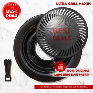 Ultra Grill Maxim panggangan BBQ barbecue bulat 25 cm