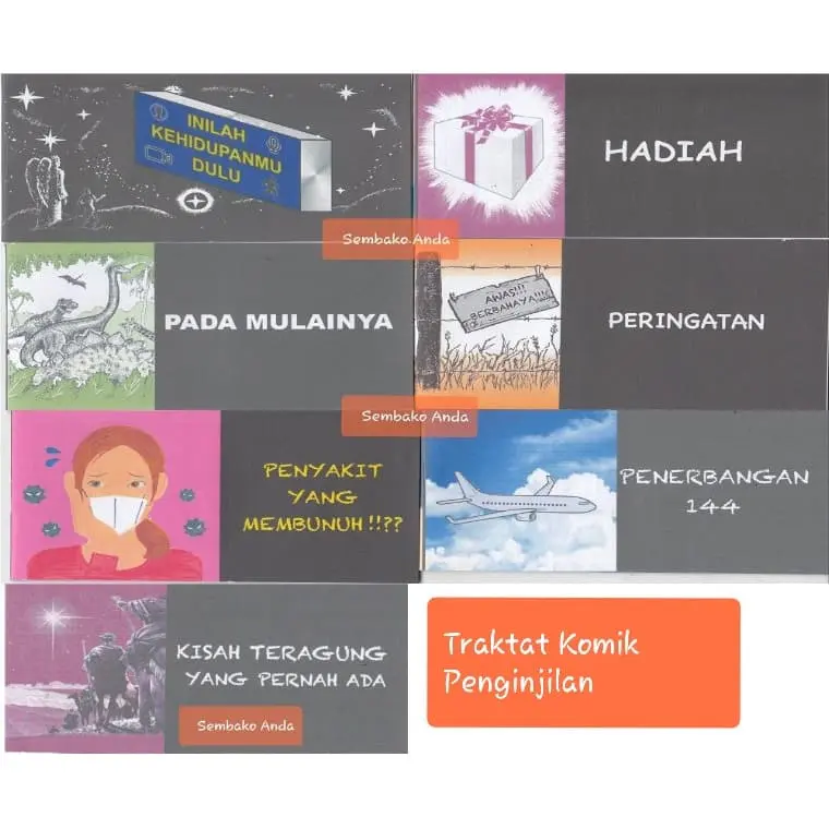 Kisah Teragung Yang Pernah Ada. Traktat Komik Penginjilan. Natal. 3