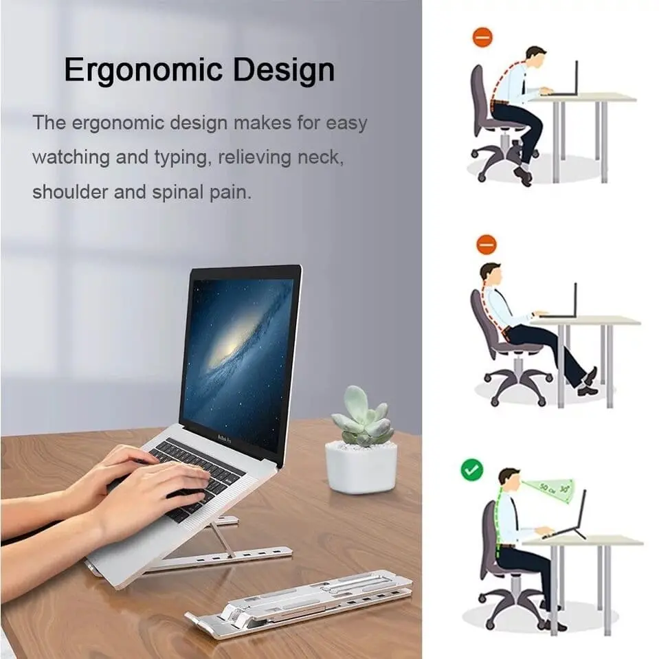COLDPLAYER LAPTOP STAND HOLDER PORTABLE ALUMINIUM ADJUSTABLE