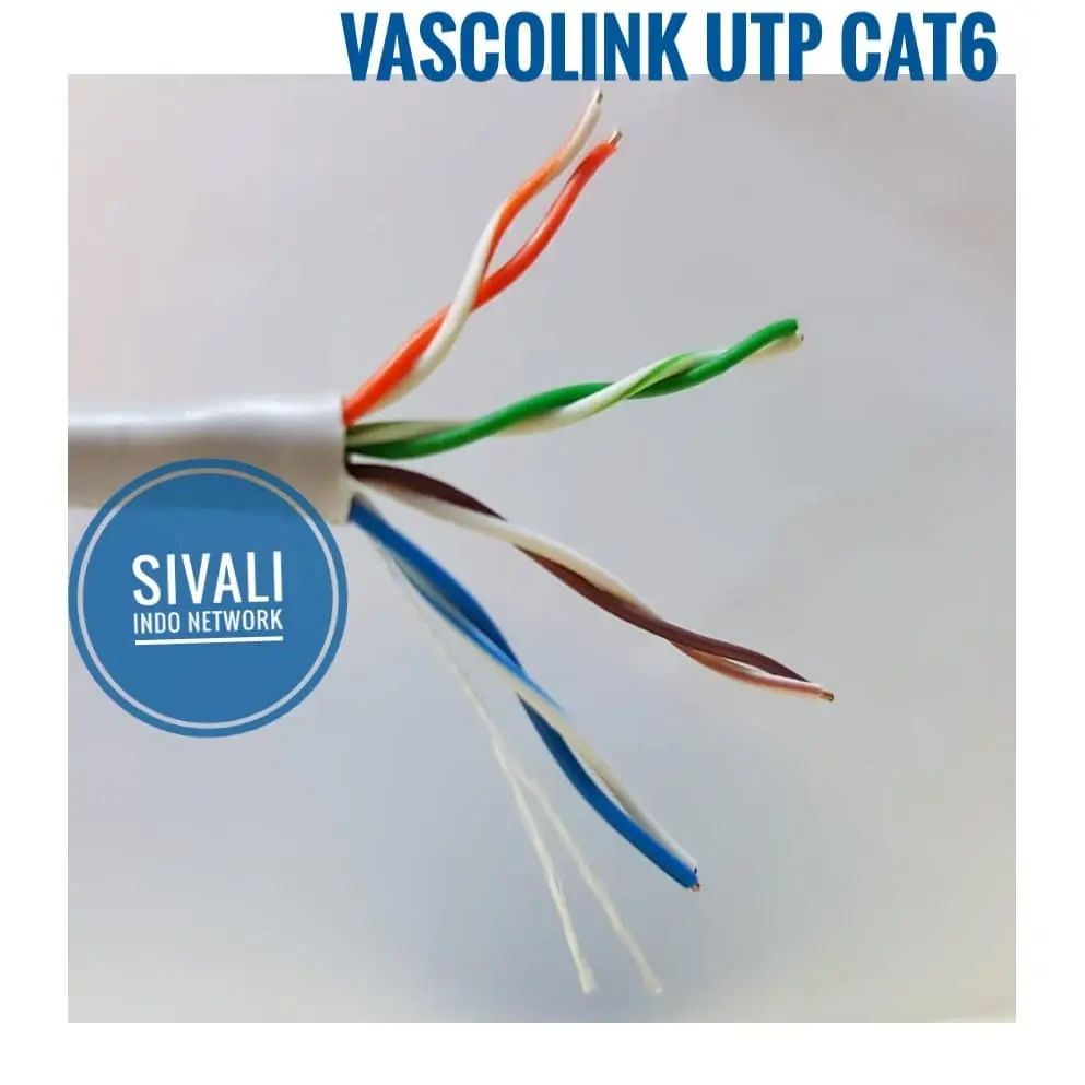 VASCOLINK KABEL LAN CAT 6 UTP HIGH SPEED - KABEL METERAN