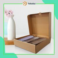 Gambar Kotak Dus Pizza Hampers Kado 20x20x5 cm Kraft E-flute Innerbox  - Tokodus TKI dari Tokodus TKI Kab. Bandung 5 Tokopedia