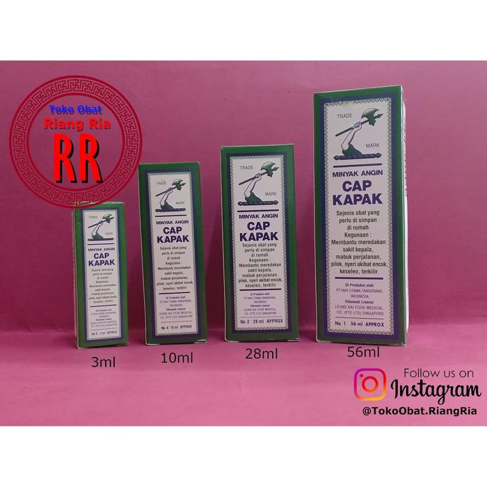 Gambar Minyak Angin Cap Kapak 28ml - 28 ML dari TO Riang Ria Kota Administrasi Jakarta Utara Tokopedia
