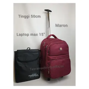 Tas Ransel Troli 19inch Polo Interclub Laptop100%original Sekolah