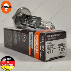 Bohlam OSRAM 62200SBP H1 12V-100W Bolam Lampu SUPER BRIGHT Germany