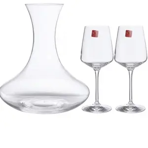 Decanter set 3 pcs RCR CRYSTAL ITALY set 3pcs ARIA original
