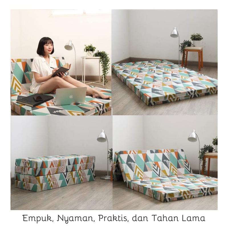 Kasur Busa Lipat INOAC D16 90cm x 200cm x 10cm ASLI Garansi 5 tahun 4