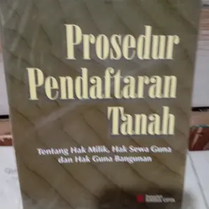 BUKU PROSEDUR PENDAFTARAN TANAH
