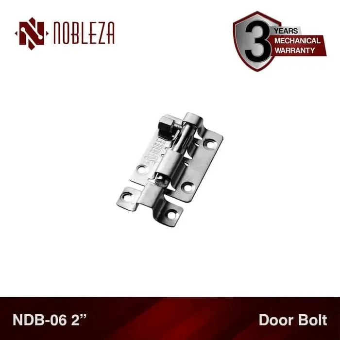 NOBLEZA NDB-06 2" Inch Door Bolt Grendel Slot Selot Jendela Pintu