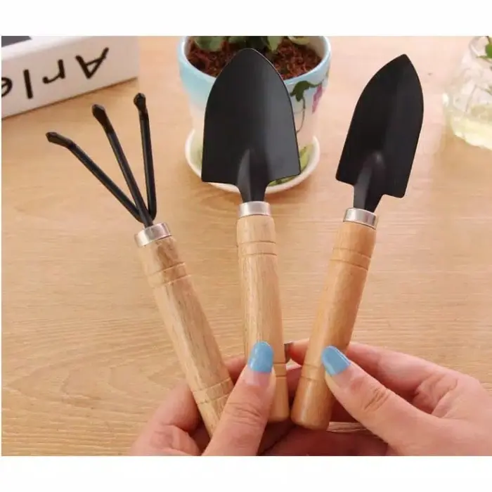 Sekop Mini Taman SET untuk Pot Tanaman - Alat berkebun 3