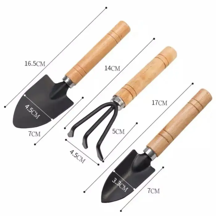 Sekop Mini Taman SET untuk Pot Tanaman - Alat berkebun 2